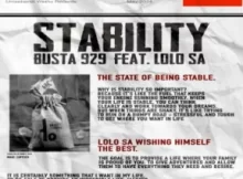 Busta 929 – Stability Ft. Lolo SA