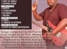 Mr Post – Munhu Wun'we Ntsena Album