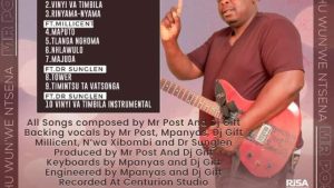 Mr Post – Munhu Wun'we Ntsena Album