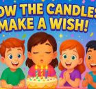 Happy birthday - happy birthday song blow the candles