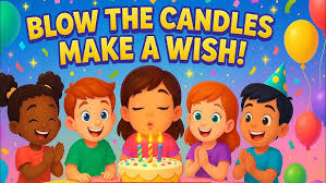 Happy birthday - happy birthday song blow the candles